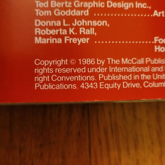 McCalls Cooking School Binder Step By Step Directions Recipes Vintage 1986 Kitch - Picture 9 of 9